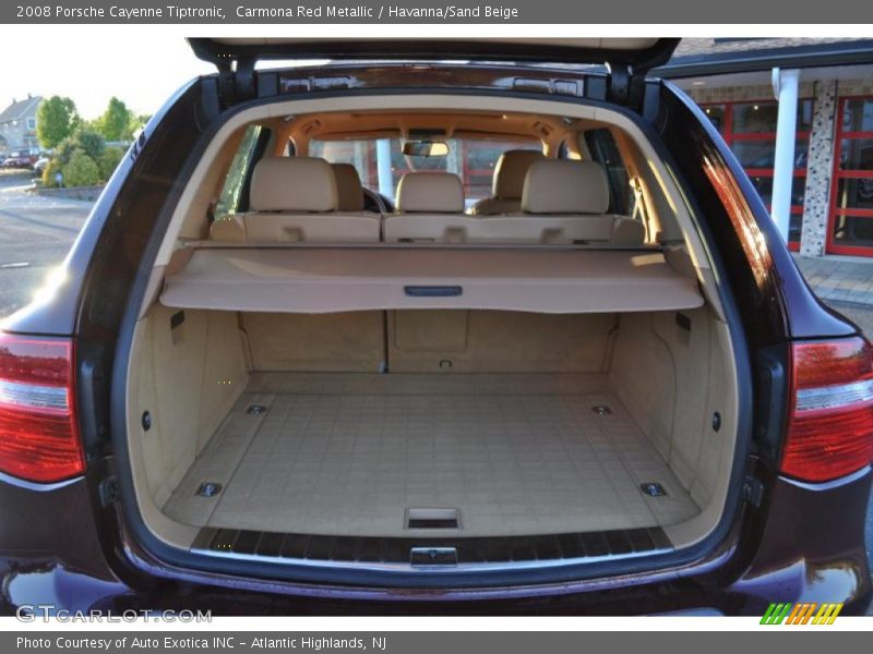 Carmona Red Metallic / Havanna/Sand Beige 2008 Porsche Cayenne Tiptronic