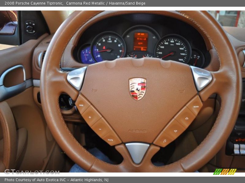 Carmona Red Metallic / Havanna/Sand Beige 2008 Porsche Cayenne Tiptronic