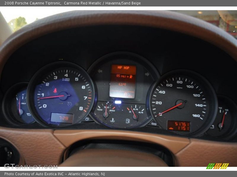 Carmona Red Metallic / Havanna/Sand Beige 2008 Porsche Cayenne Tiptronic