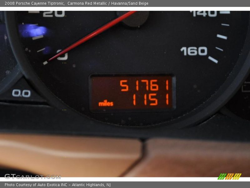 Carmona Red Metallic / Havanna/Sand Beige 2008 Porsche Cayenne Tiptronic