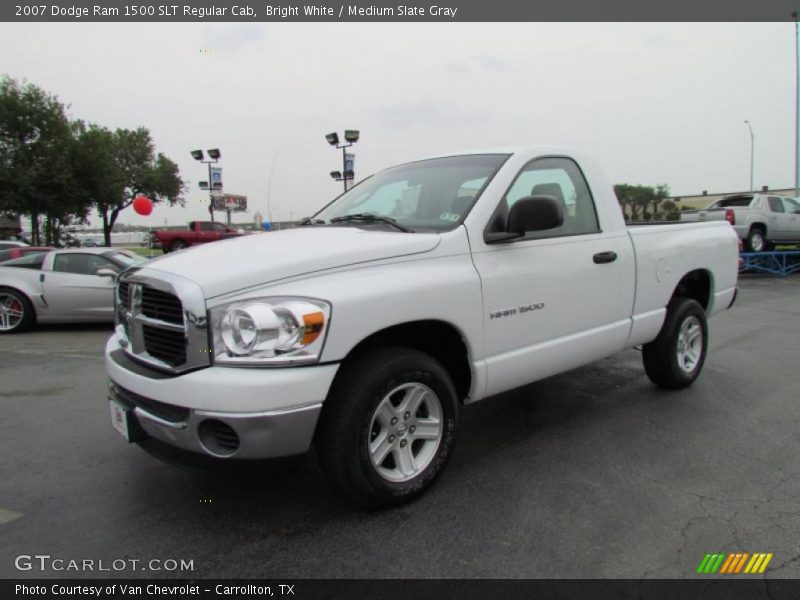 Front 3/4 View of 2007 Ram 1500 SLT Regular Cab