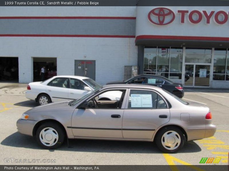 Sandrift Metallic / Pebble Beige 1999 Toyota Corolla CE