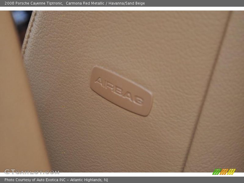 Carmona Red Metallic / Havanna/Sand Beige 2008 Porsche Cayenne Tiptronic