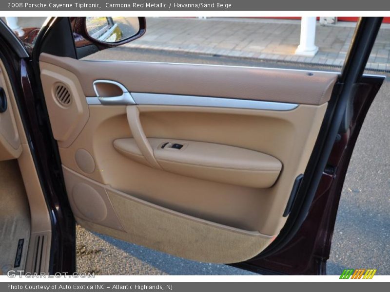 Carmona Red Metallic / Havanna/Sand Beige 2008 Porsche Cayenne Tiptronic
