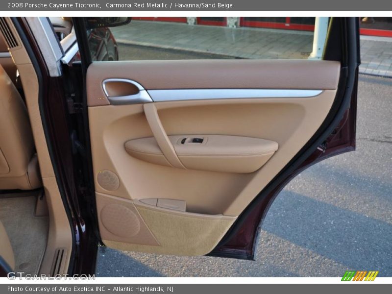 Carmona Red Metallic / Havanna/Sand Beige 2008 Porsche Cayenne Tiptronic