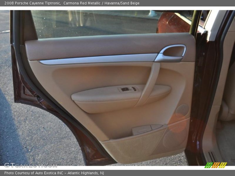 Carmona Red Metallic / Havanna/Sand Beige 2008 Porsche Cayenne Tiptronic