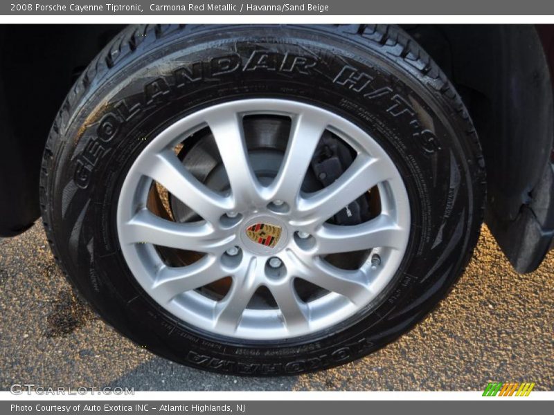 Carmona Red Metallic / Havanna/Sand Beige 2008 Porsche Cayenne Tiptronic