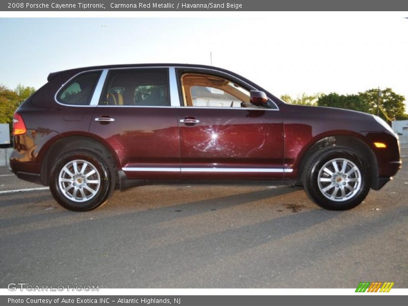 Carmona Red Metallic / Havanna/Sand Beige 2008 Porsche Cayenne Tiptronic