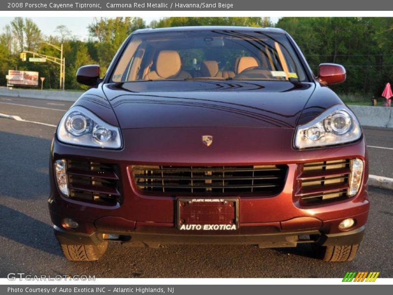 Carmona Red Metallic / Havanna/Sand Beige 2008 Porsche Cayenne Tiptronic