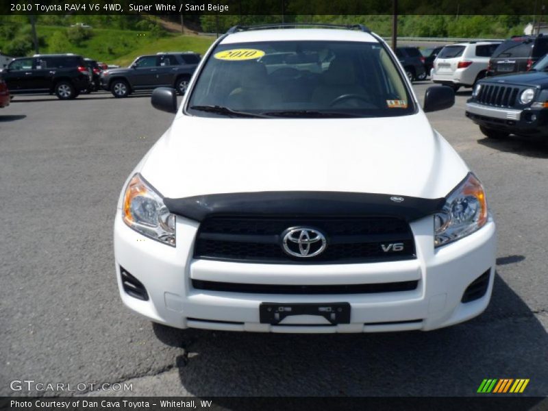 Super White / Sand Beige 2010 Toyota RAV4 V6 4WD