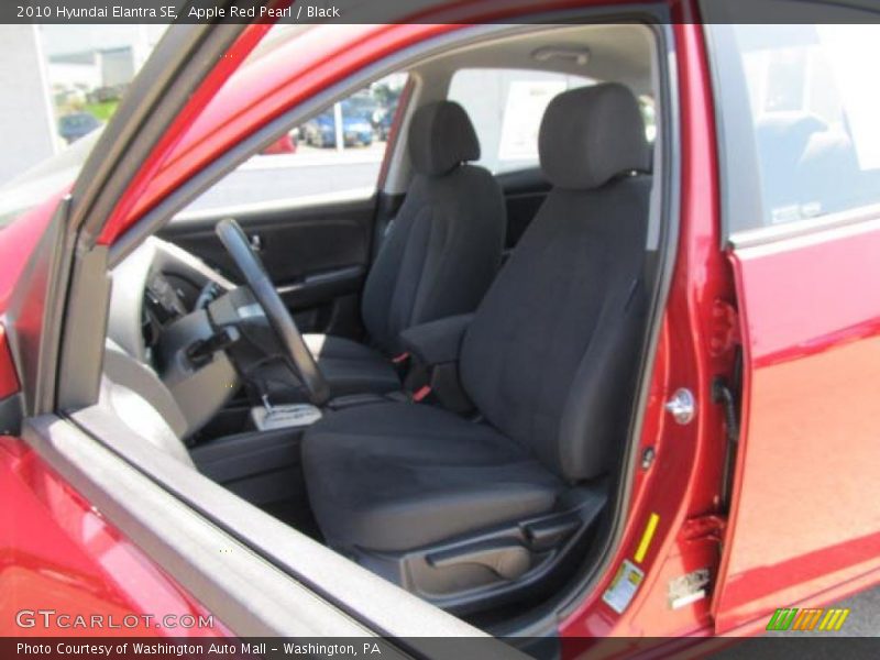 Apple Red Pearl / Black 2010 Hyundai Elantra SE