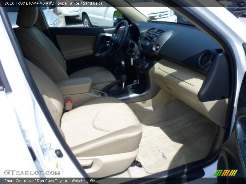 Super White / Sand Beige 2010 Toyota RAV4 V6 4WD