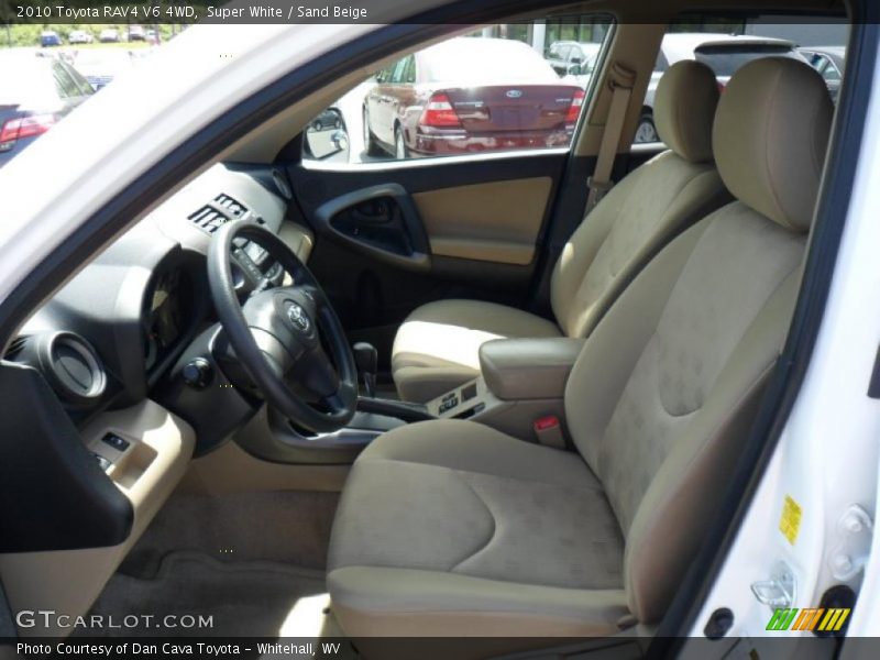 Super White / Sand Beige 2010 Toyota RAV4 V6 4WD