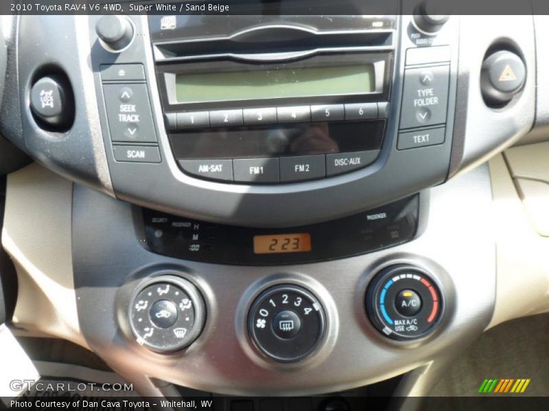 Super White / Sand Beige 2010 Toyota RAV4 V6 4WD