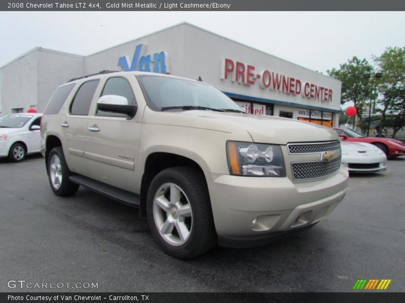 Gold Mist Metallic / Light Cashmere/Ebony 2008 Chevrolet Tahoe LTZ 4x4