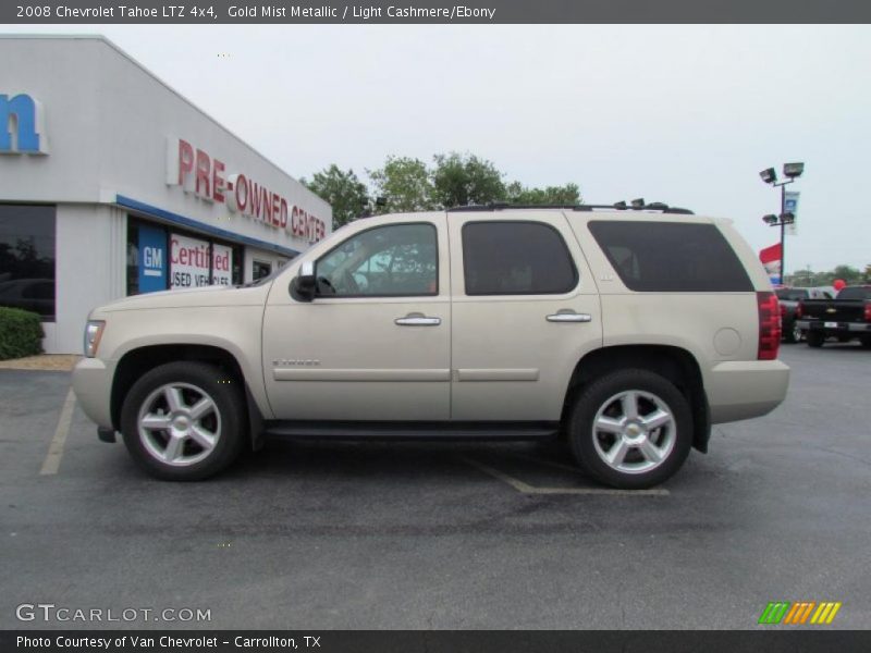 Gold Mist Metallic / Light Cashmere/Ebony 2008 Chevrolet Tahoe LTZ 4x4