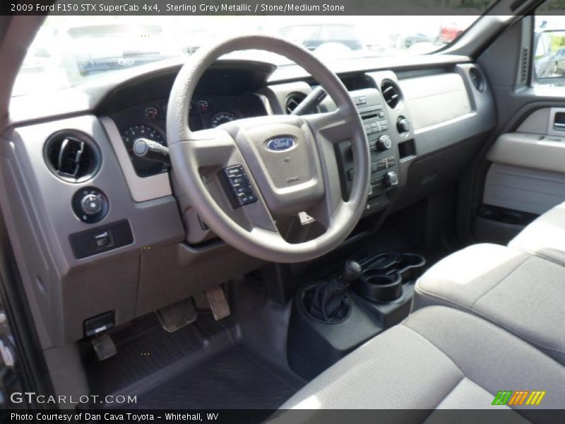 Sterling Grey Metallic / Stone/Medium Stone 2009 Ford F150 STX SuperCab 4x4