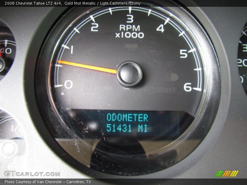 Gold Mist Metallic / Light Cashmere/Ebony 2008 Chevrolet Tahoe LTZ 4x4