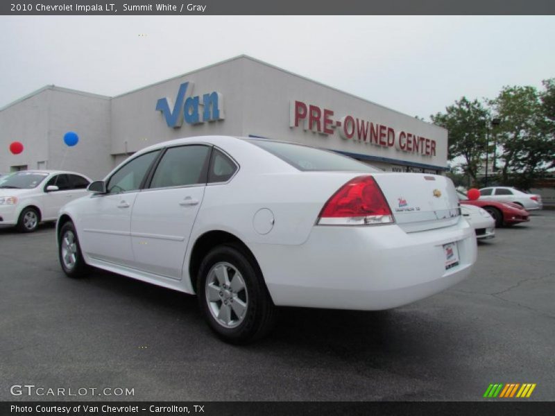 Summit White / Gray 2010 Chevrolet Impala LT