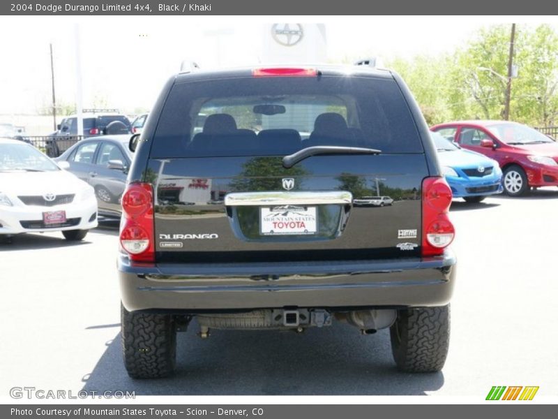 Black / Khaki 2004 Dodge Durango Limited 4x4