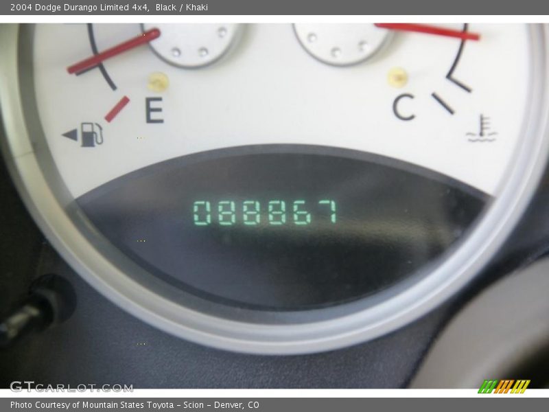 Black / Khaki 2004 Dodge Durango Limited 4x4
