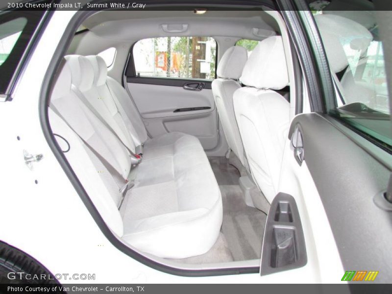 Summit White / Gray 2010 Chevrolet Impala LT