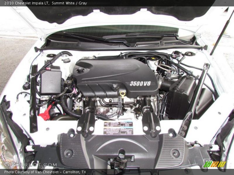 Summit White / Gray 2010 Chevrolet Impala LT