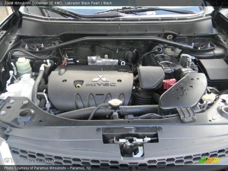 Labrador Black Pearl / Black 2008 Mitsubishi Outlander SE 4WD