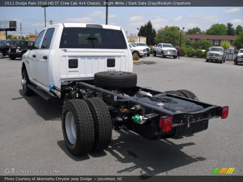  2011 Ram 3500 HD ST Crew Cab 4x4 Chassis Bright White