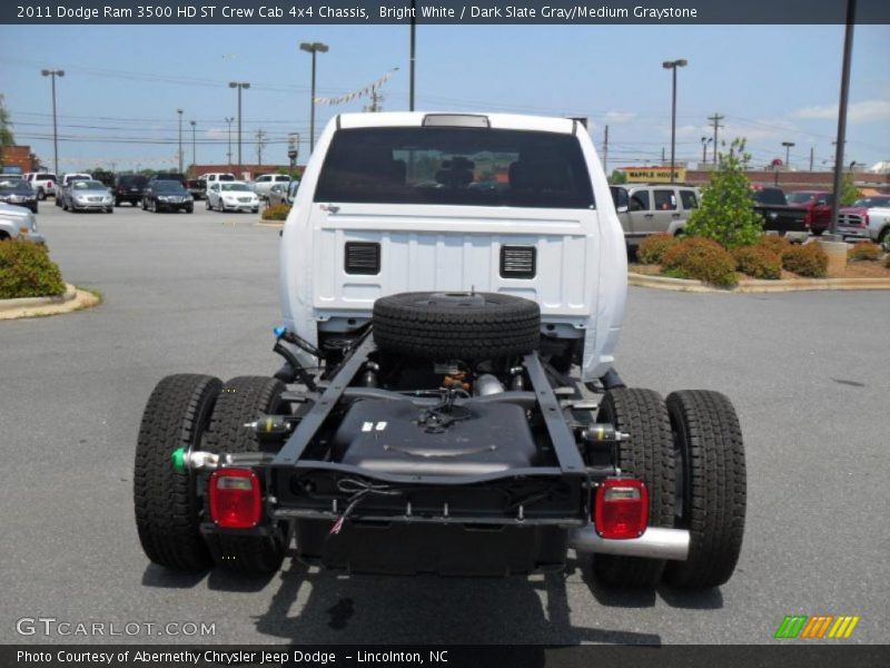  2011 Ram 3500 HD ST Crew Cab 4x4 Chassis Bright White
