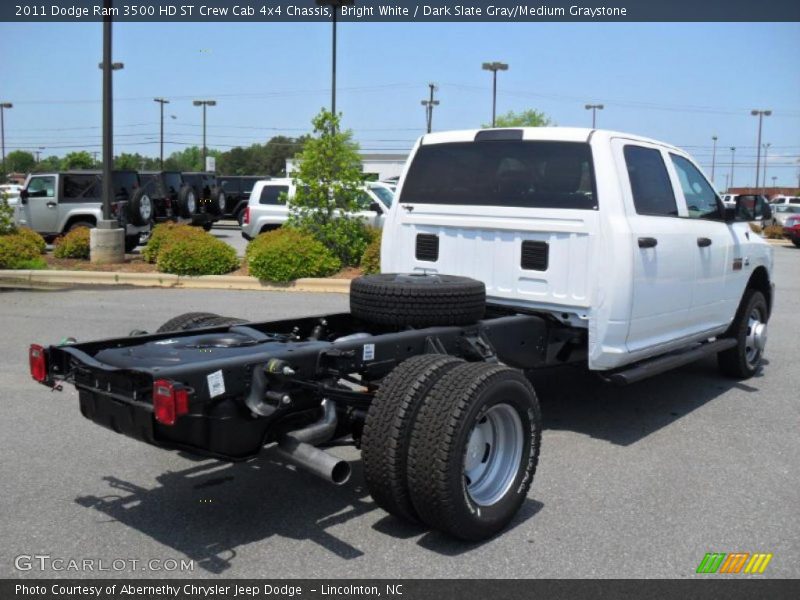  2011 Ram 3500 HD ST Crew Cab 4x4 Chassis Bright White