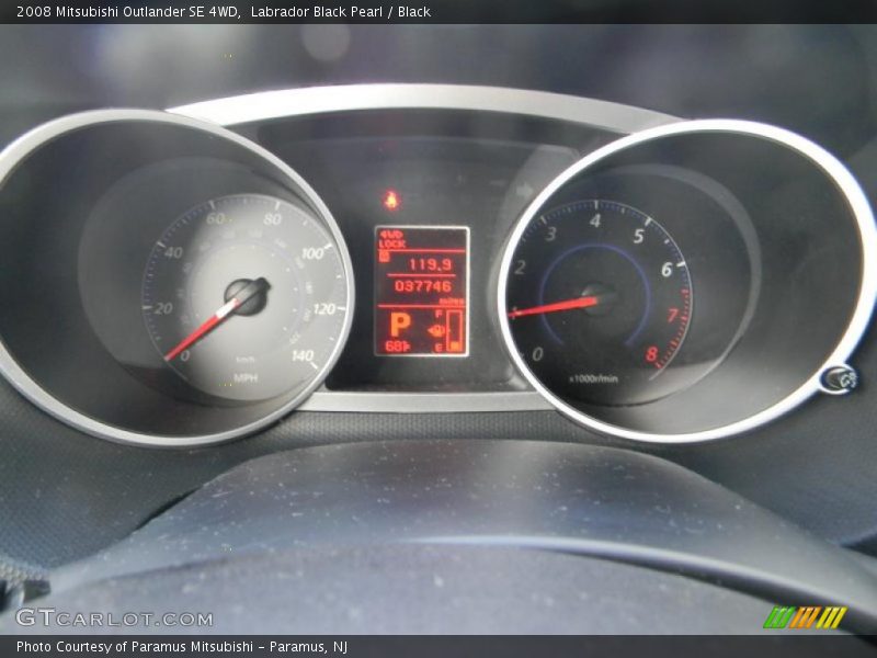 Labrador Black Pearl / Black 2008 Mitsubishi Outlander SE 4WD