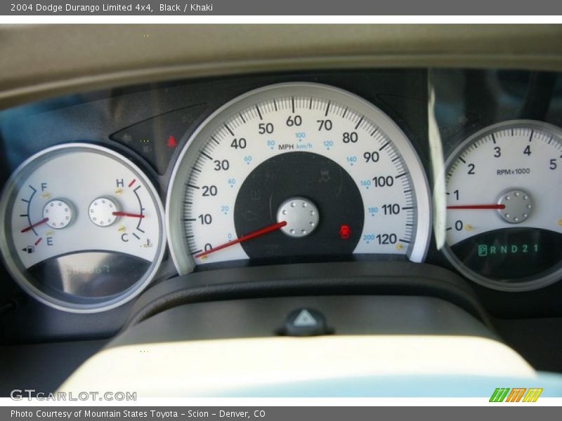 Black / Khaki 2004 Dodge Durango Limited 4x4