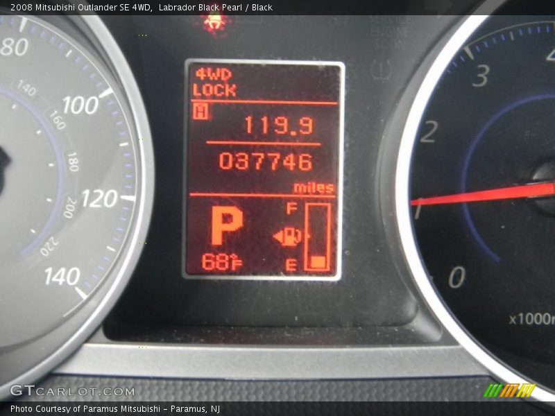 Labrador Black Pearl / Black 2008 Mitsubishi Outlander SE 4WD