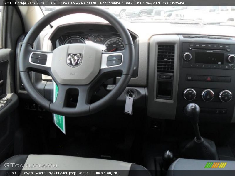 Dashboard of 2011 Ram 3500 HD ST Crew Cab 4x4 Chassis