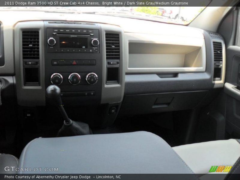 Dashboard of 2011 Ram 3500 HD ST Crew Cab 4x4 Chassis