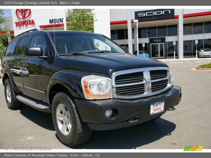 Black / Khaki 2004 Dodge Durango Limited 4x4