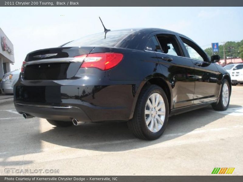 Black / Black 2011 Chrysler 200 Touring