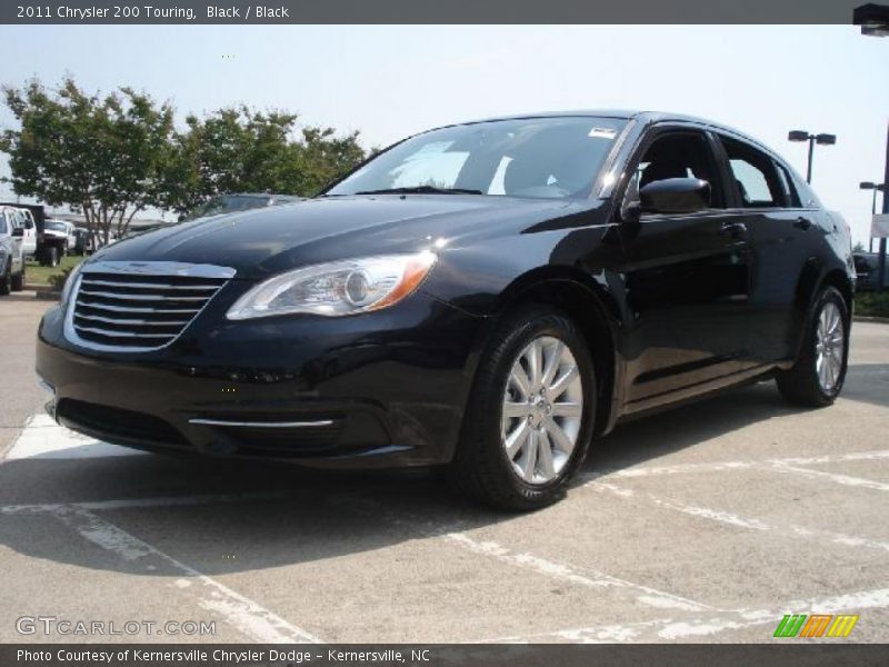 Black / Black 2011 Chrysler 200 Touring