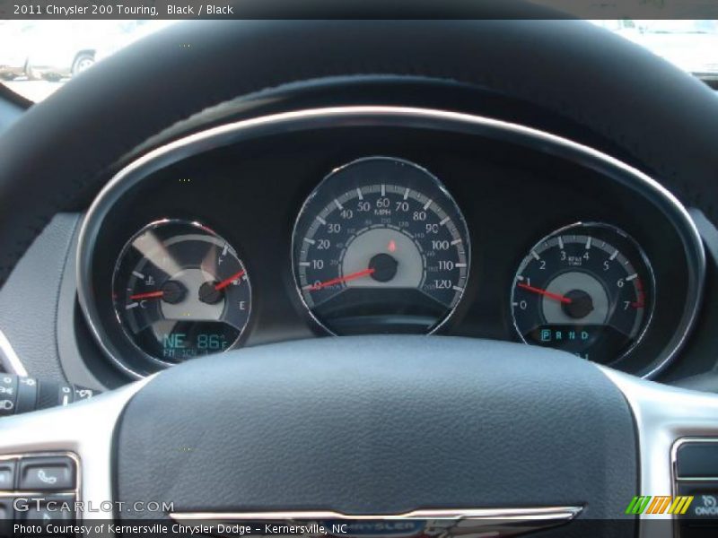 Black / Black 2011 Chrysler 200 Touring