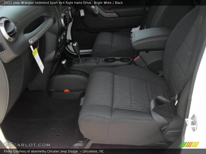  2011 Wrangler Unlimited Sport 4x4 Right Hand Drive Black Interior