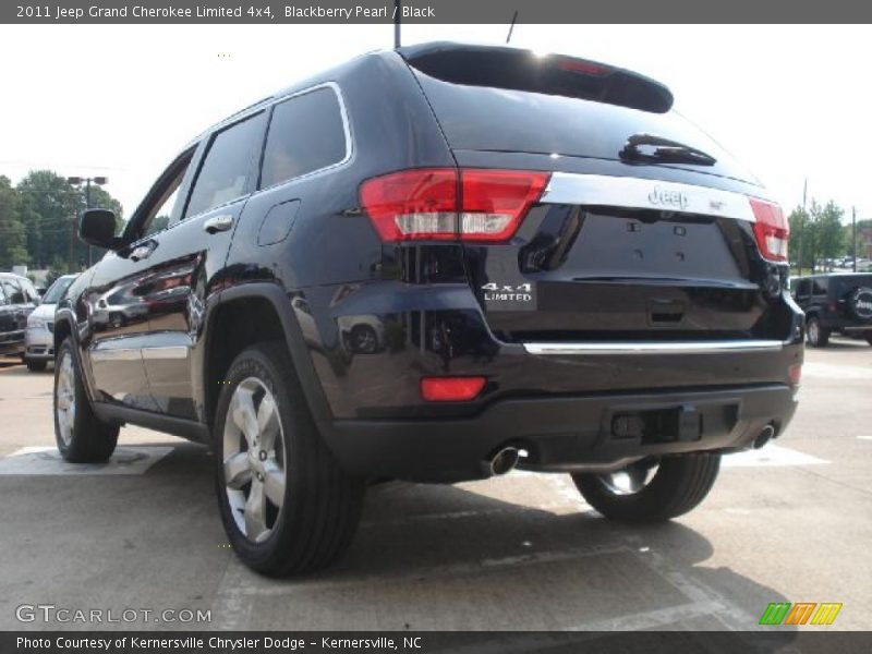 Blackberry Pearl / Black 2011 Jeep Grand Cherokee Limited 4x4