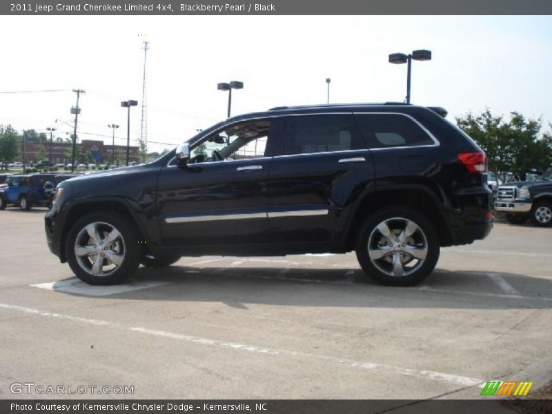Blackberry Pearl / Black 2011 Jeep Grand Cherokee Limited 4x4