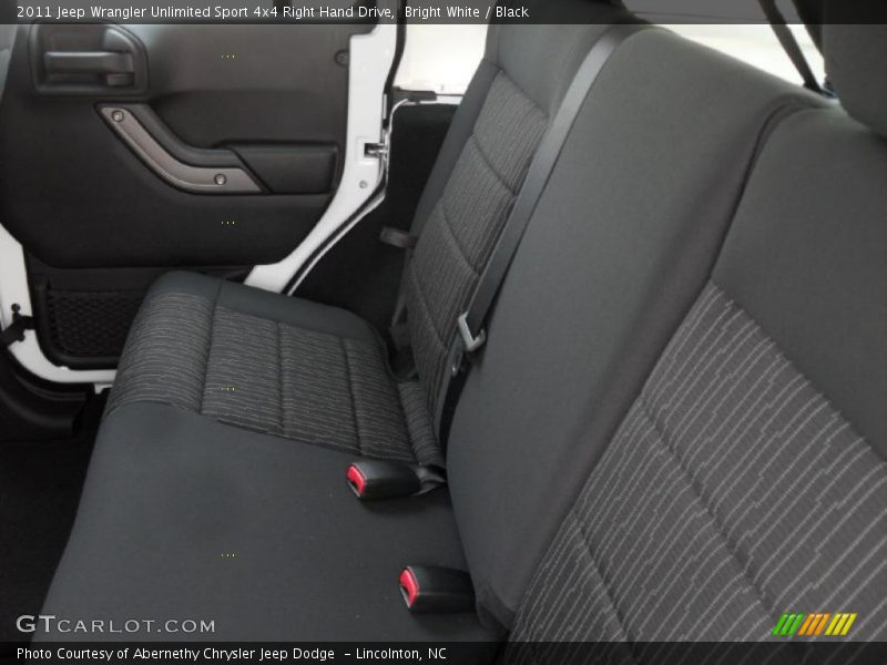 Bright White / Black 2011 Jeep Wrangler Unlimited Sport 4x4 Right Hand Drive
