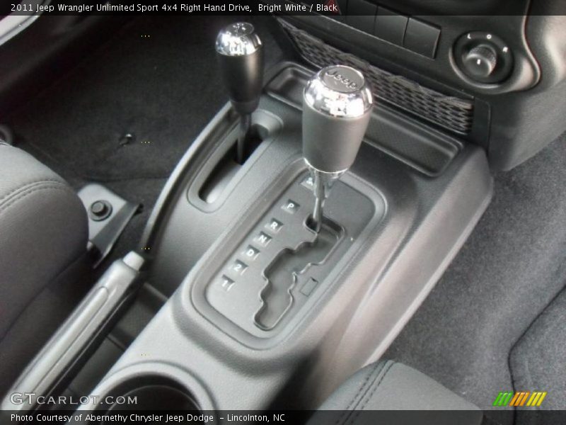  2011 Wrangler Unlimited Sport 4x4 Right Hand Drive 4 Speed Automatic Shifter