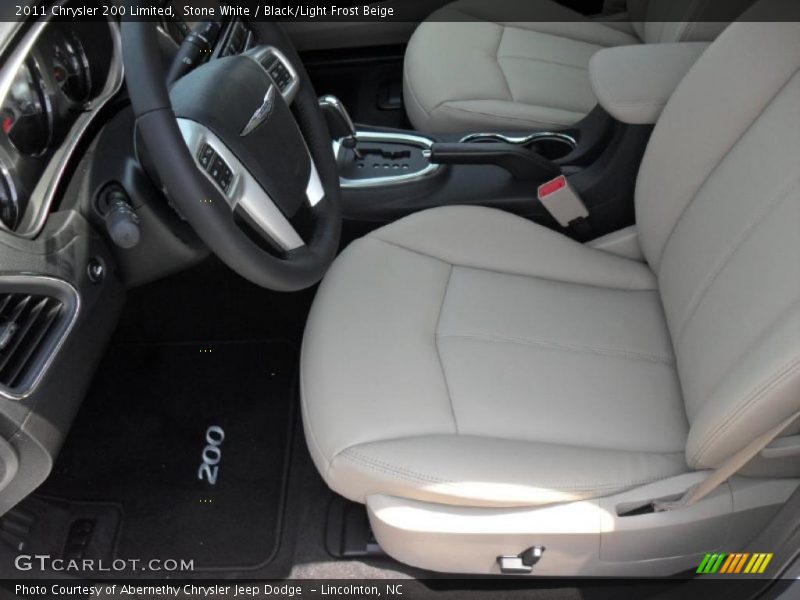  2011 200 Limited Black/Light Frost Beige Interior