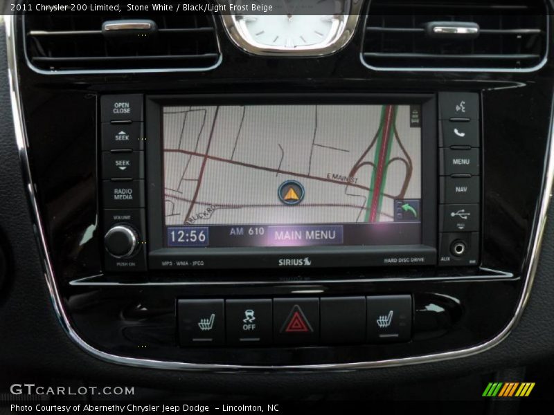 Navigation of 2011 200 Limited