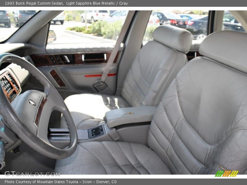  1993 Regal Custom Sedan Gray Interior