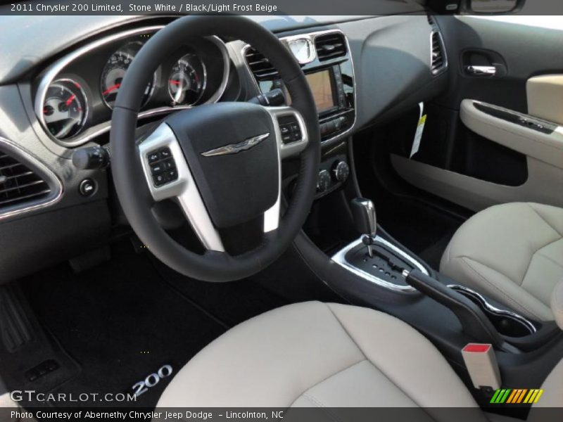 Black/Light Frost Beige Interior - 2011 200 Limited 