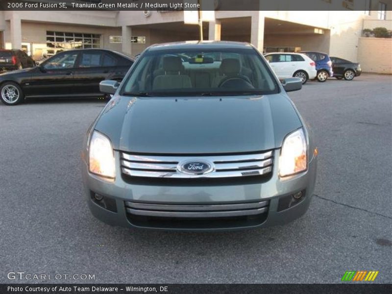 Titanium Green Metallic / Medium Light Stone 2006 Ford Fusion SE